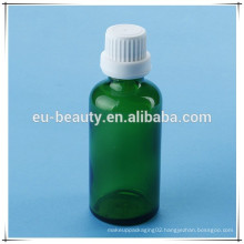 Green Essential Oil bottles Tamper Evident Caps and Orifice Reducers